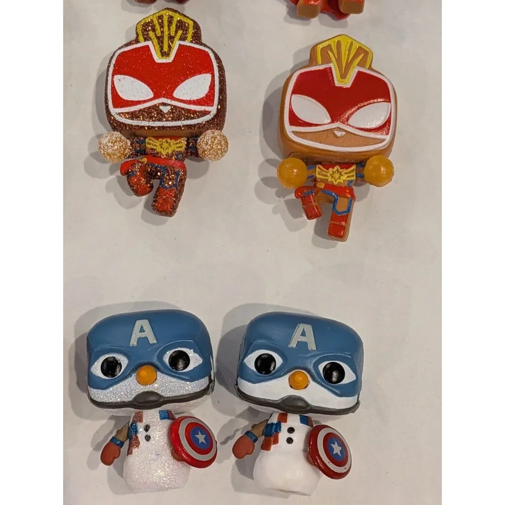 Funko POP! Mini Marvel Christmas Advent Calendar lot of 13 Figures, 3 Stands